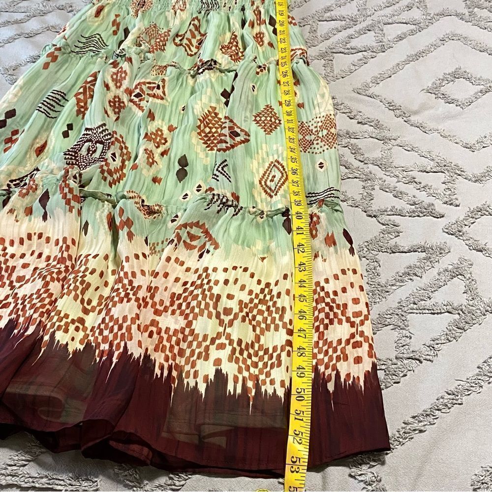 Taylor Aztec print sleeveless maxi dress size 8 - Picture 9 of 9